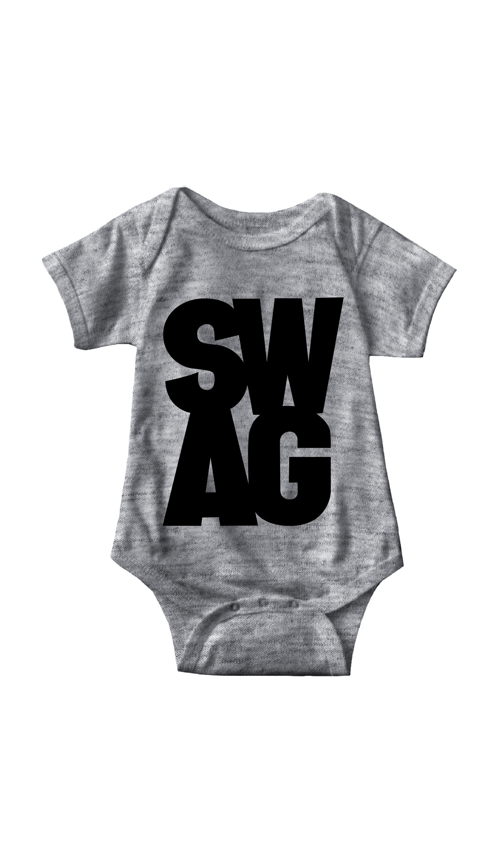 Swag Infant Onesie Swag Gray Infant Onesie | Sarcastic ME