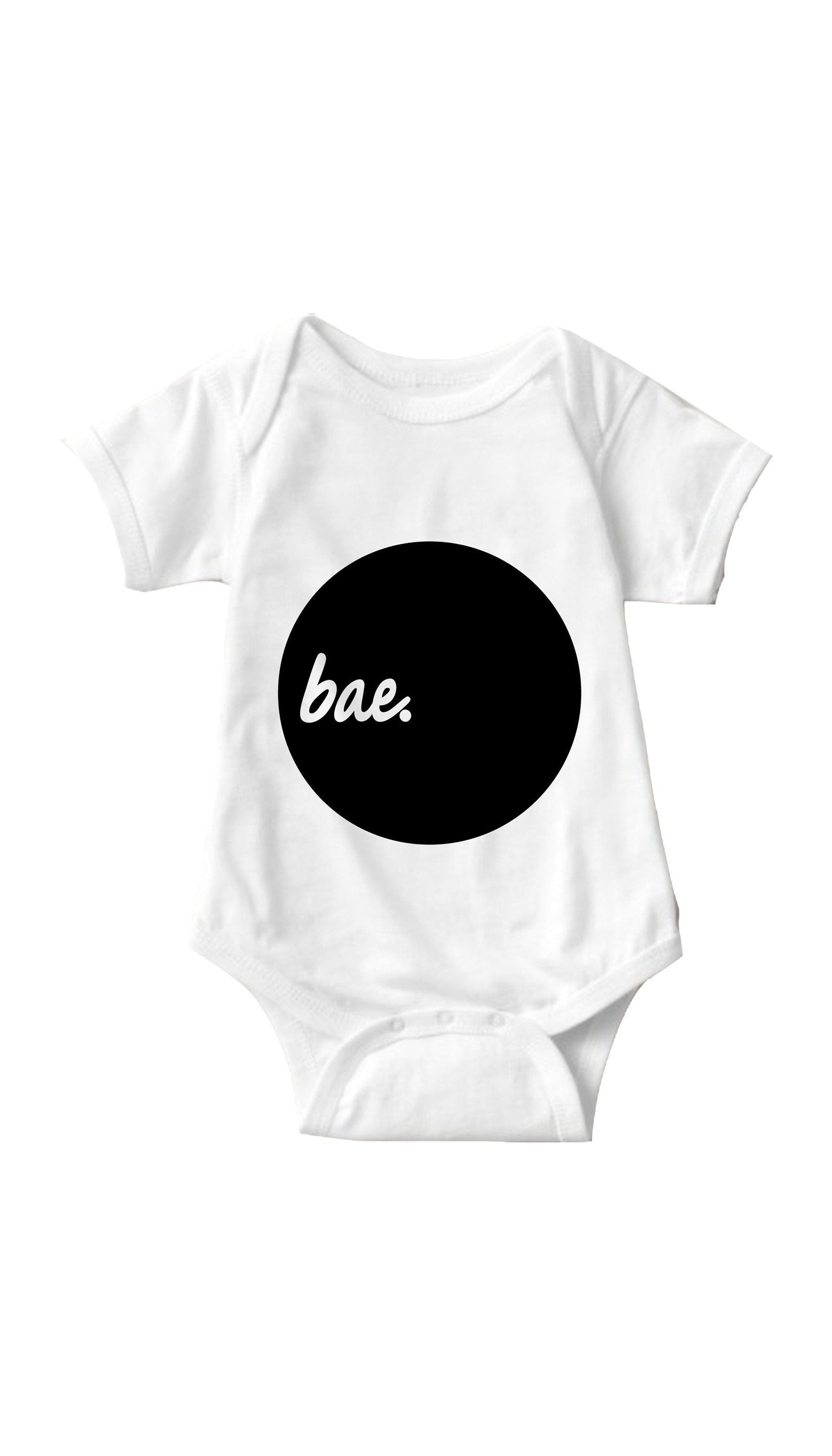 Bae Cute & Funny Baby Infant Onesie Bae White Infant Onesie | Sarcastic ME