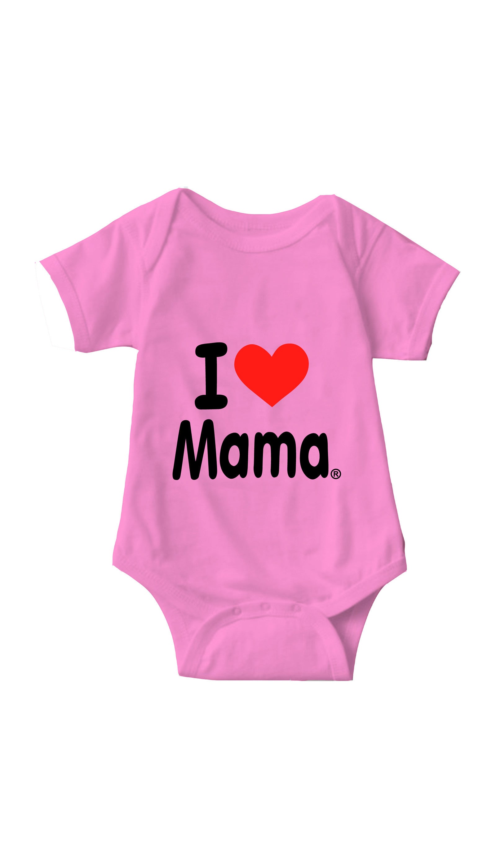 I Love Mama Infant Onesie I Love Mama Pink Infant Onesie | Sarcastic ME