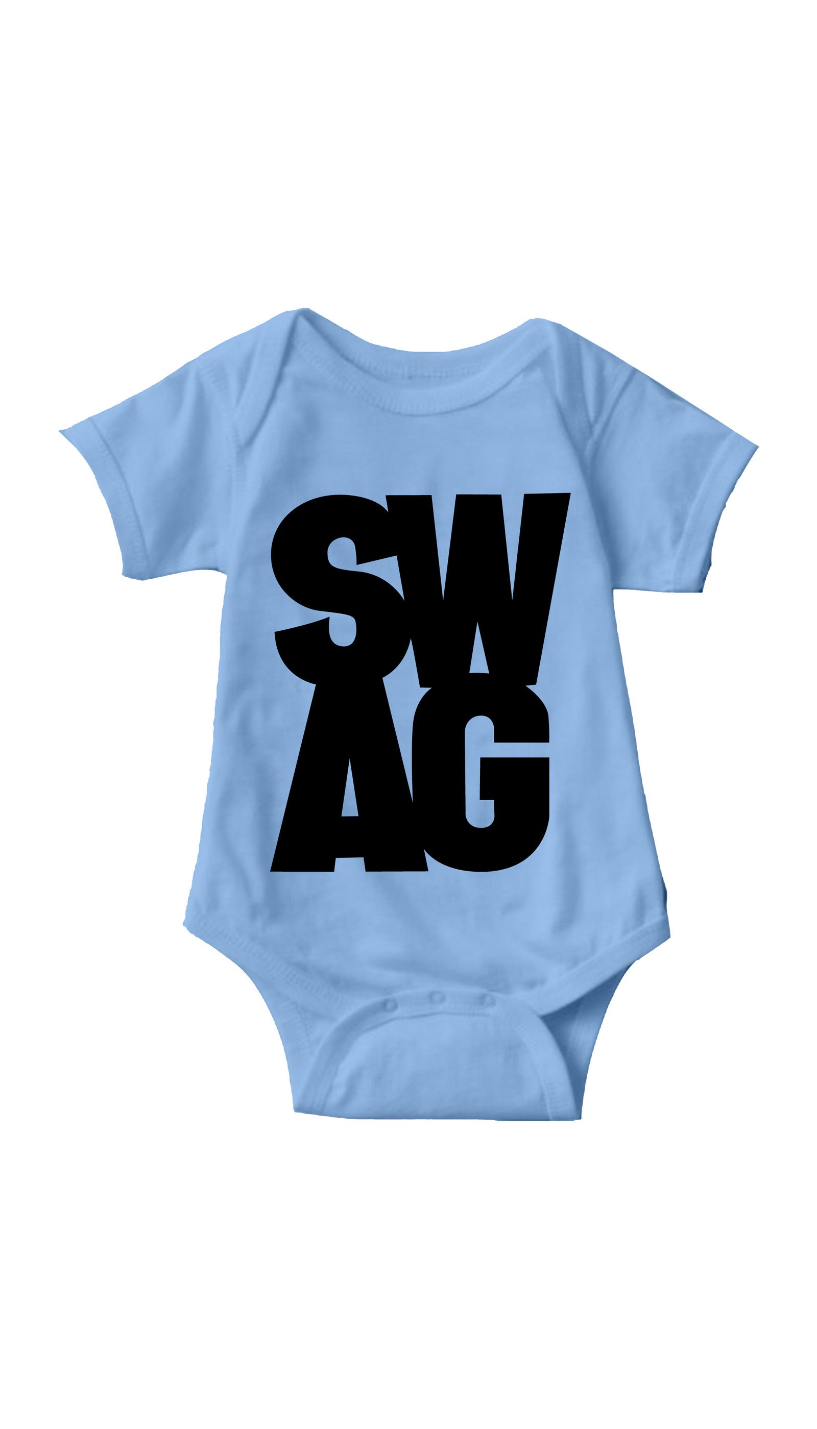 Swag Infant Onesie Swag Light Blue Infant Onesie | Sarcastic ME