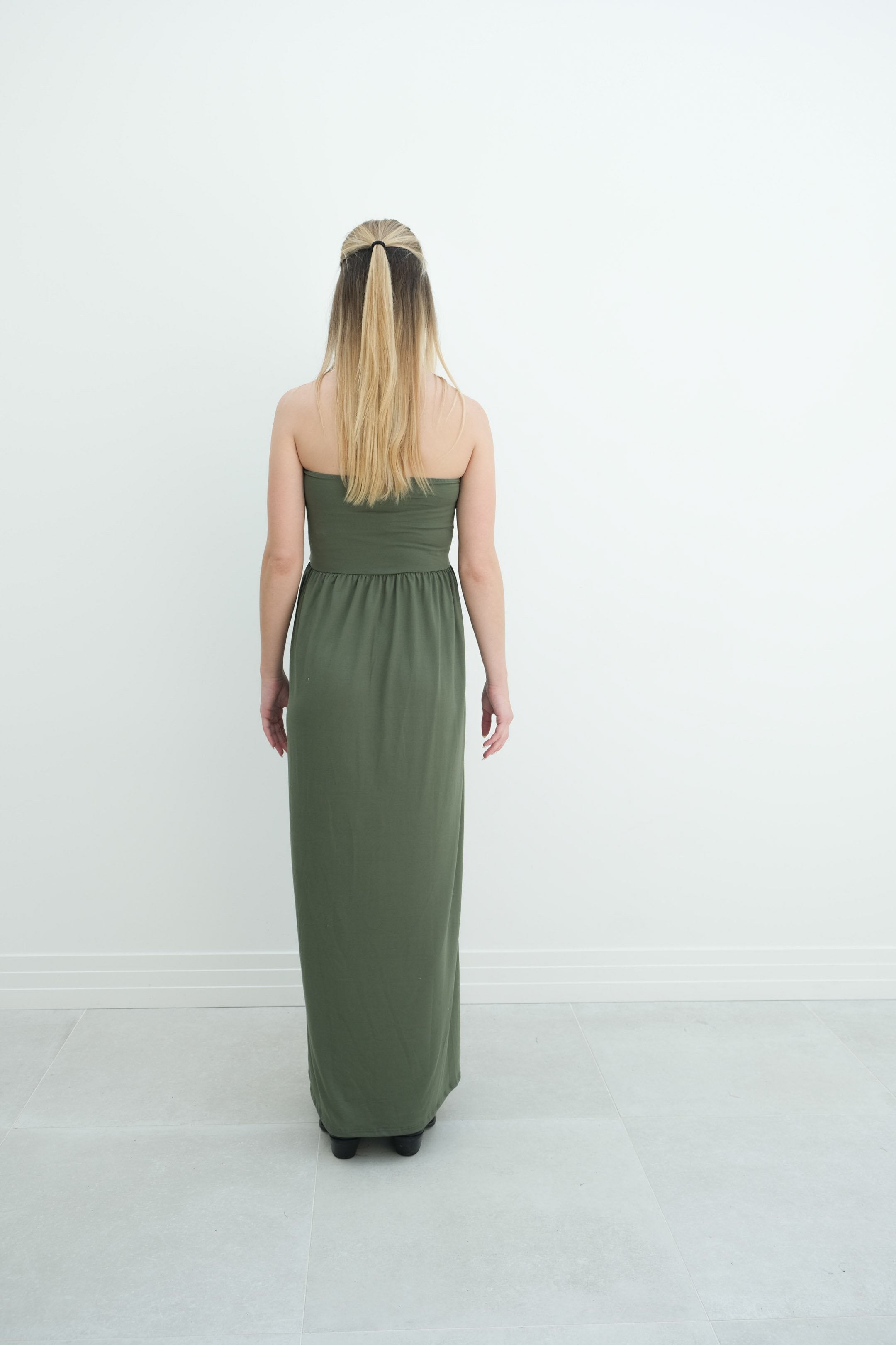 Sasha | Strapless Maxi Maternity Sundress With Empire Waist Sasha | Strapless Maxi Maternity Sundress With Empire Waist