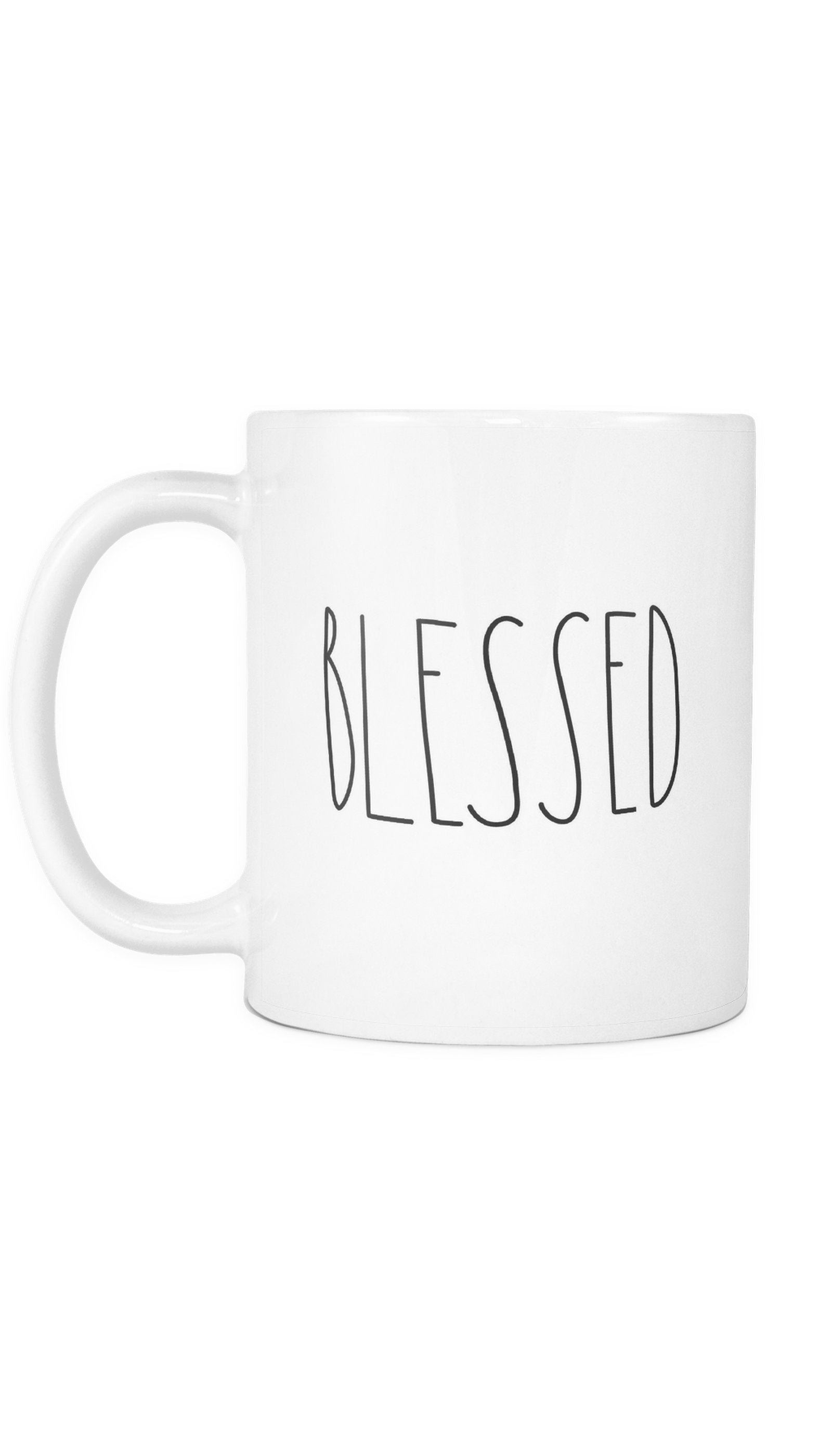 Blessed Funny Office Coffee Mug Blessed White Mug | Sarcastic Me