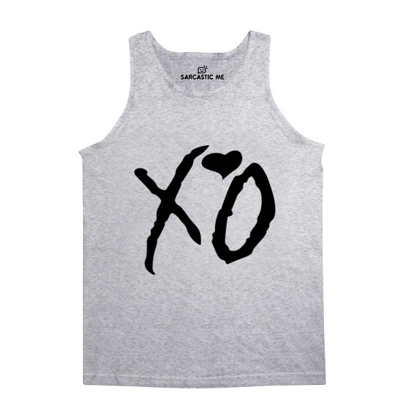XO Unisex Tank Tank Top XO Gray Unisex Tank Top | Sarcastic Me