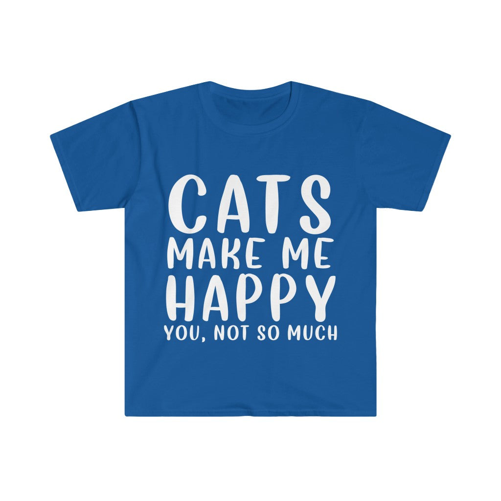 Cats Make Me Happy T-Shirt Cats Make Me Happy T-Shirt