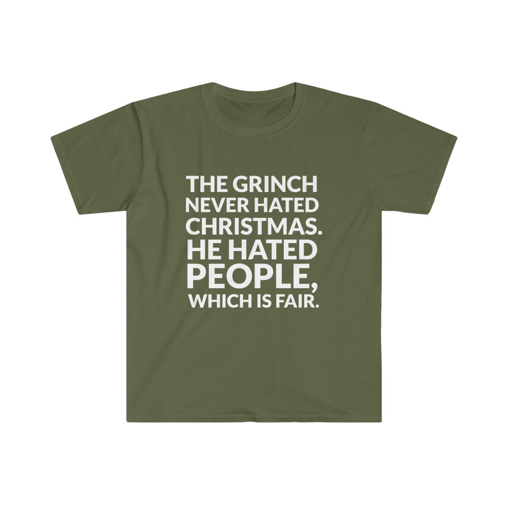 The Grinch Never Hated Christmas T-Shirt The Grinch Never Hated Christmas T-Shirt