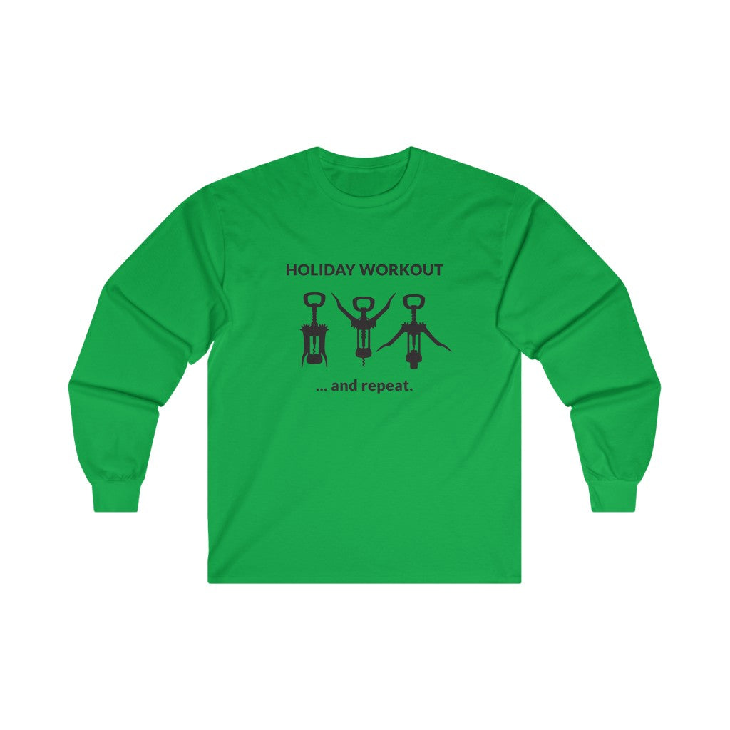 Holiday Workout Long Sleeve Tee Holiday Workout Long Sleeve Tee