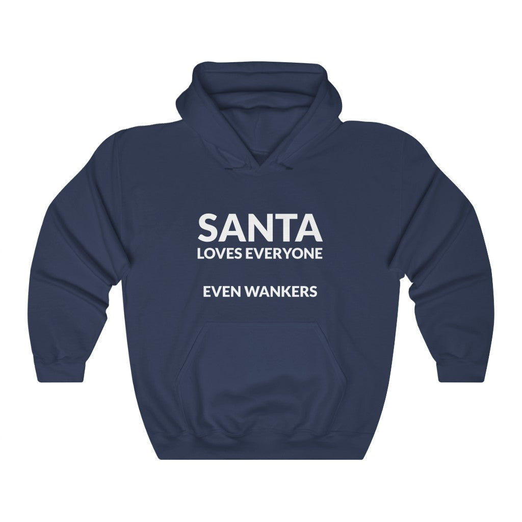 Santa Loves Everyone Hooded Sweatshirt Santa Loves Everyone Hooded Sweatshirt