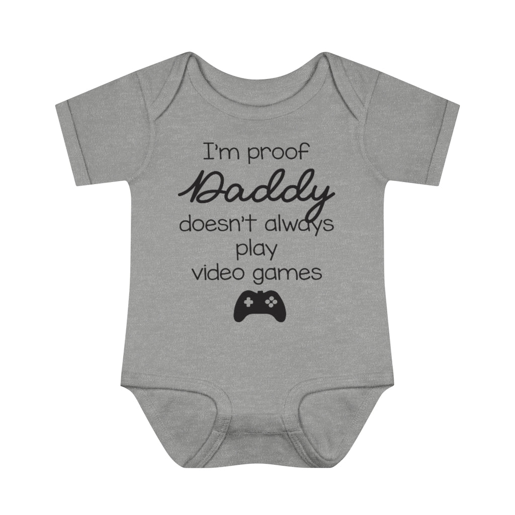 Daddy Doesn't Always Play Video Games Infant Onesie Daddy Doesn't Always Play Video Games Infant Onesie