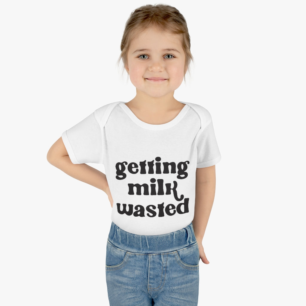 Getting Milk Wasted Infant Onesie Getting Milk Wasted Infant Onesie
