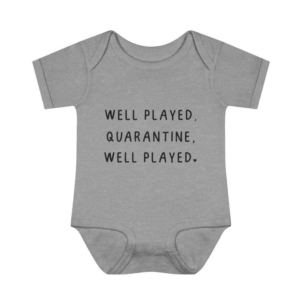 Well Played Quarantine Infant Onesie Well Played Quarantine Infant Onesie