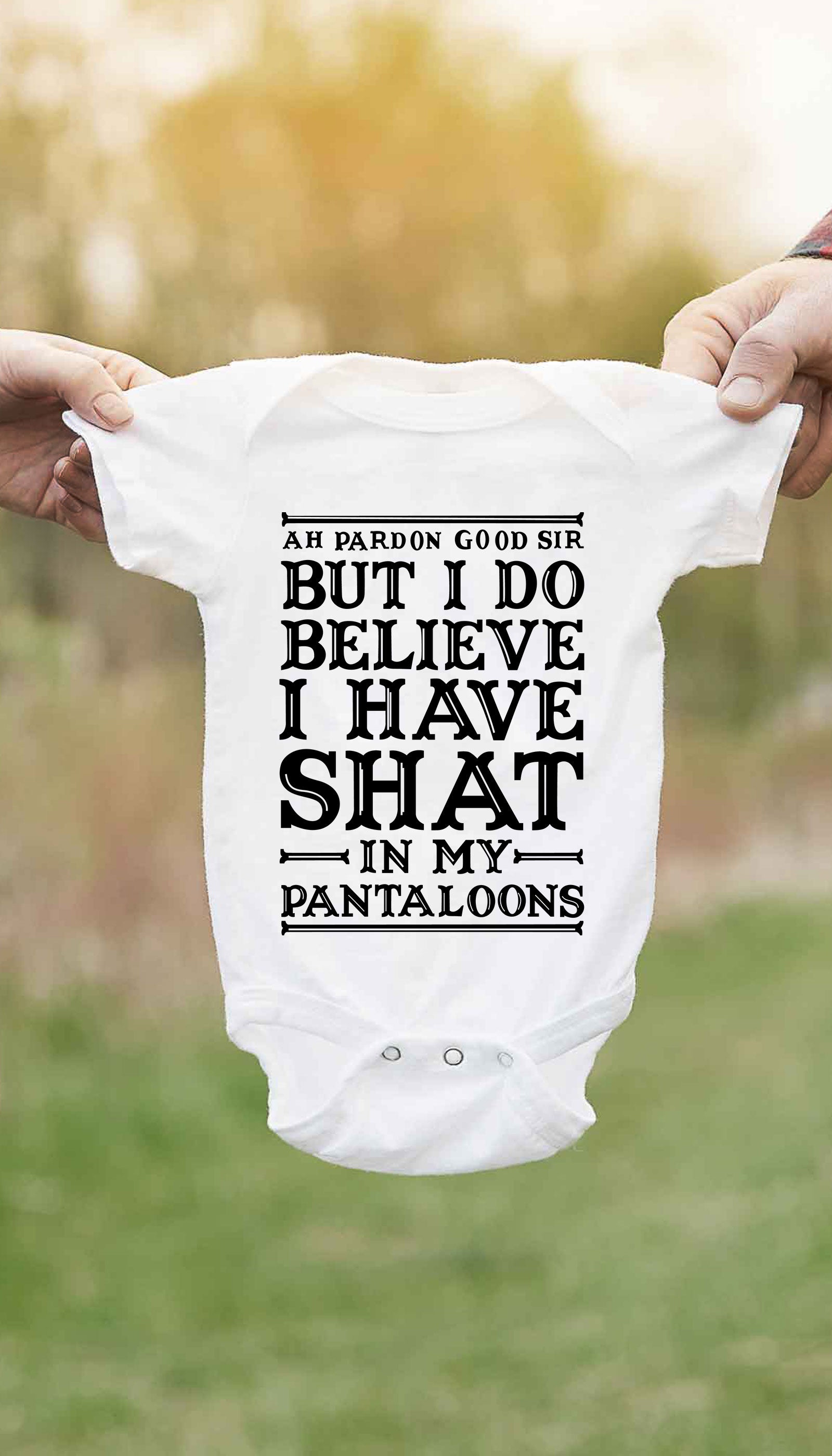 Ah Pardon Good Sir Infant Onesie Ah Pardon Good Sir Funny baby Infant Onesie