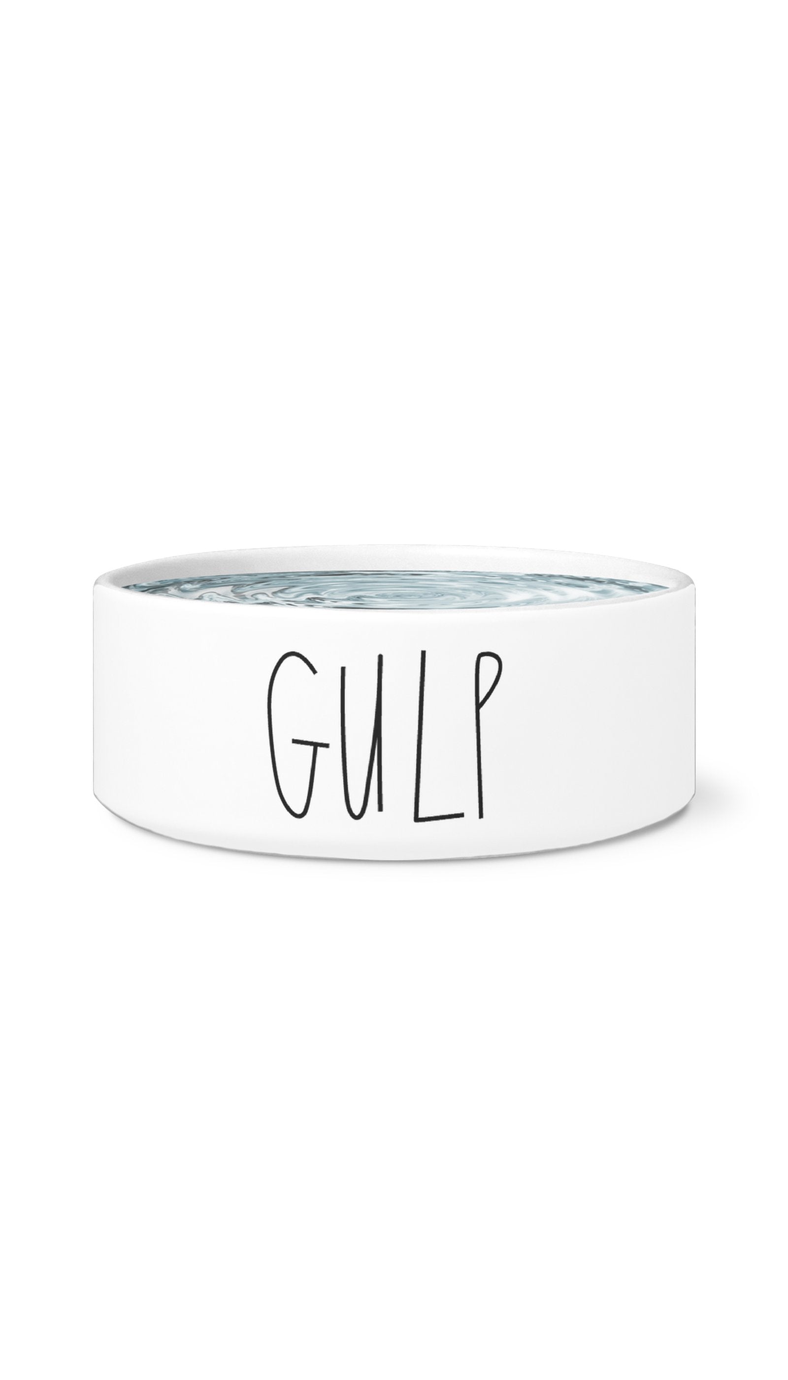 Gulp Pet Bowl Gulp White Pet Bowl | Sarcastic Me