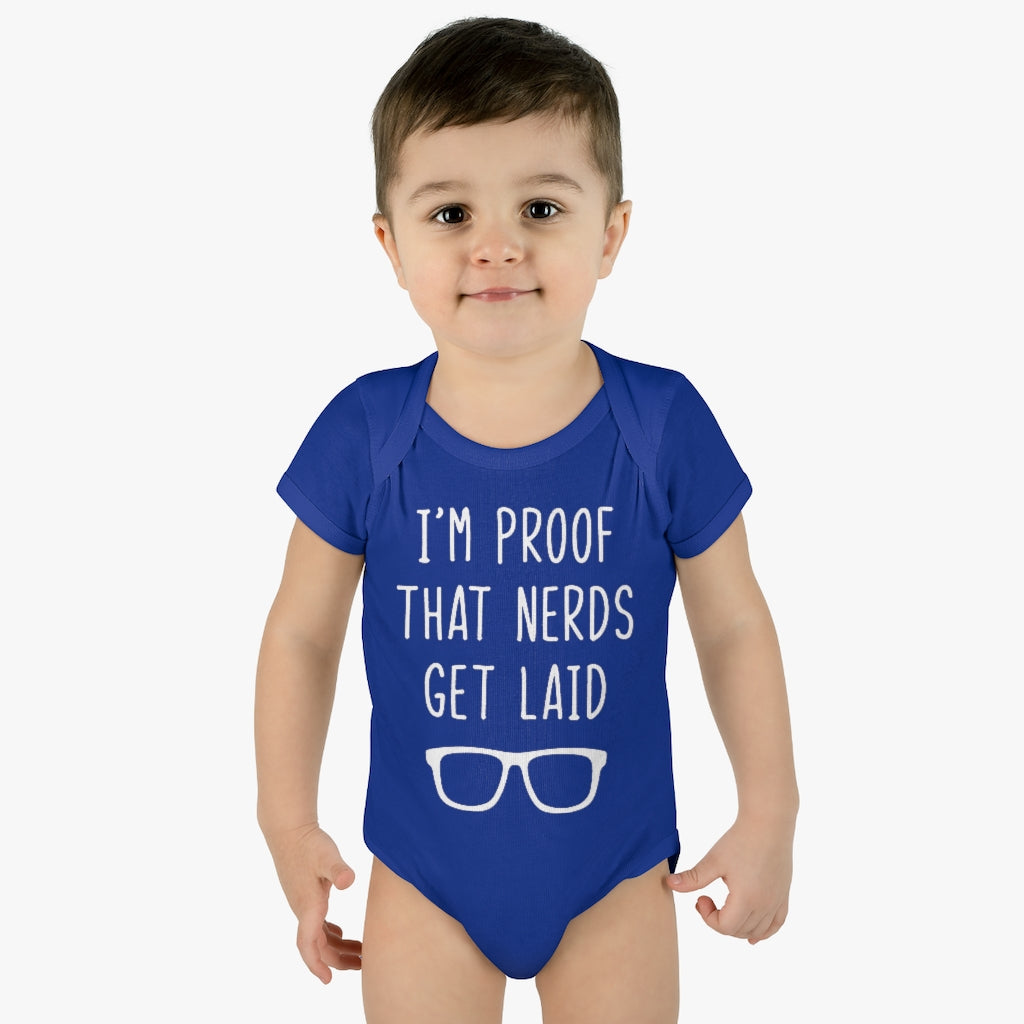 Nerds Do Get Laid Infant Onesie Nerds Do Get Laid Infant Onesie