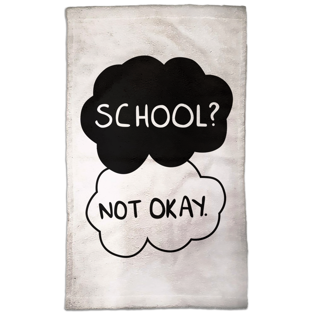 School? Not Okay Hand Towel School? Not Okay Hand Towel