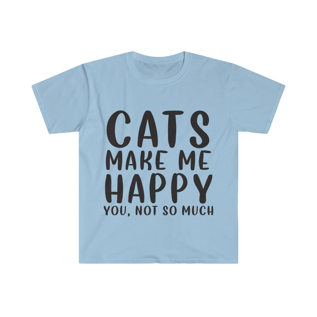Cats Make Me Happy T-Shirt Cats Make Me Happy T-Shirt