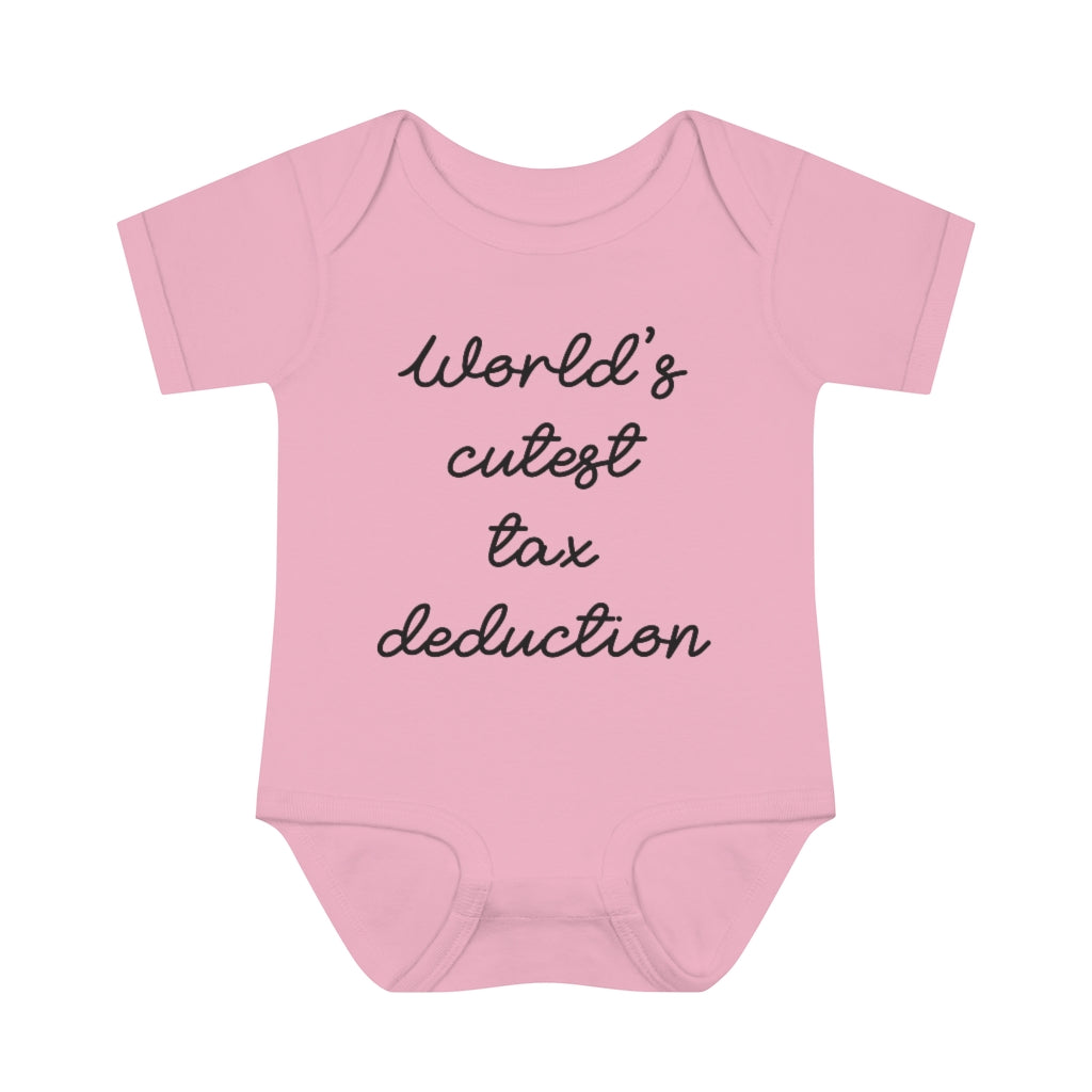 Cute Tax Deduction Infant Onesie Cute Tax Deduction Infant Onesie