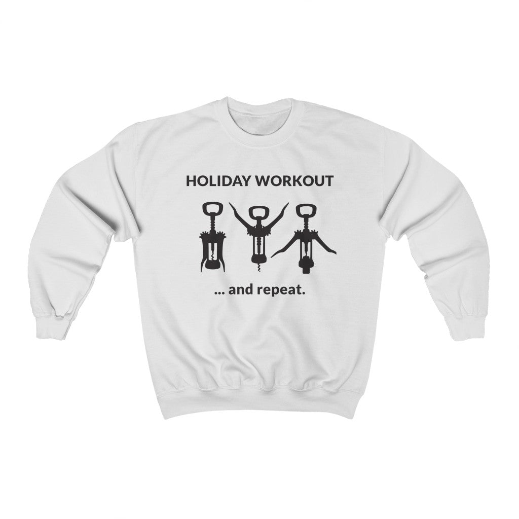 Holiday Workout Crewneck Sweatshirt Holiday Workout Crewneck Sweatshirt
