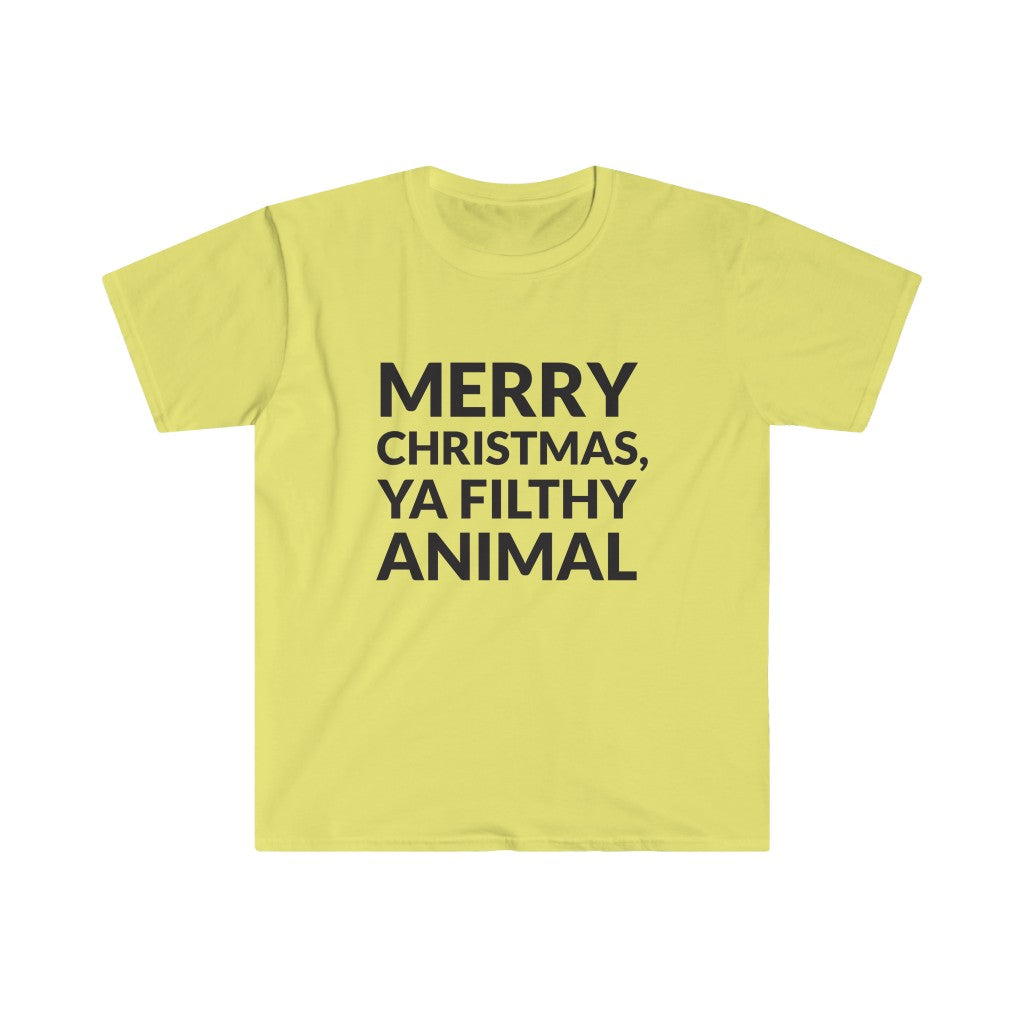 Merry Christmas Ya Filthy Animal T-Shirt Merry Christmas Ya Filthy Animal T-Shirt