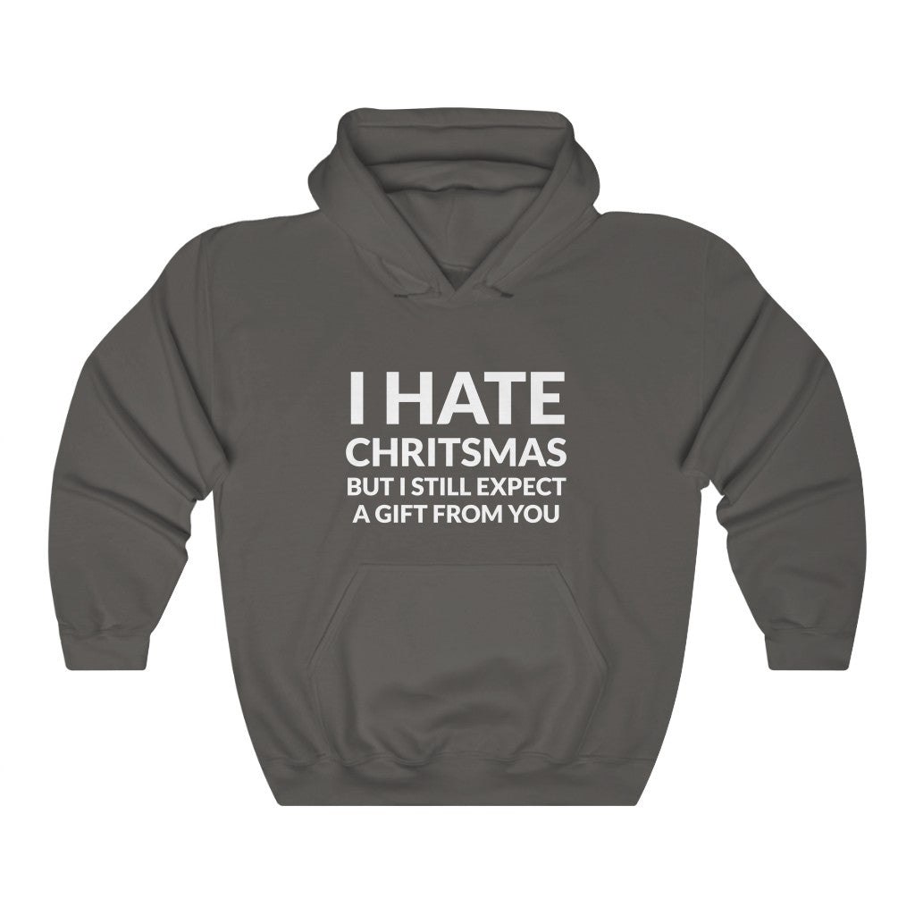 I Hate Christmas Hooded Sweatshirt I Hate Christmas Hooded Sweatshirt