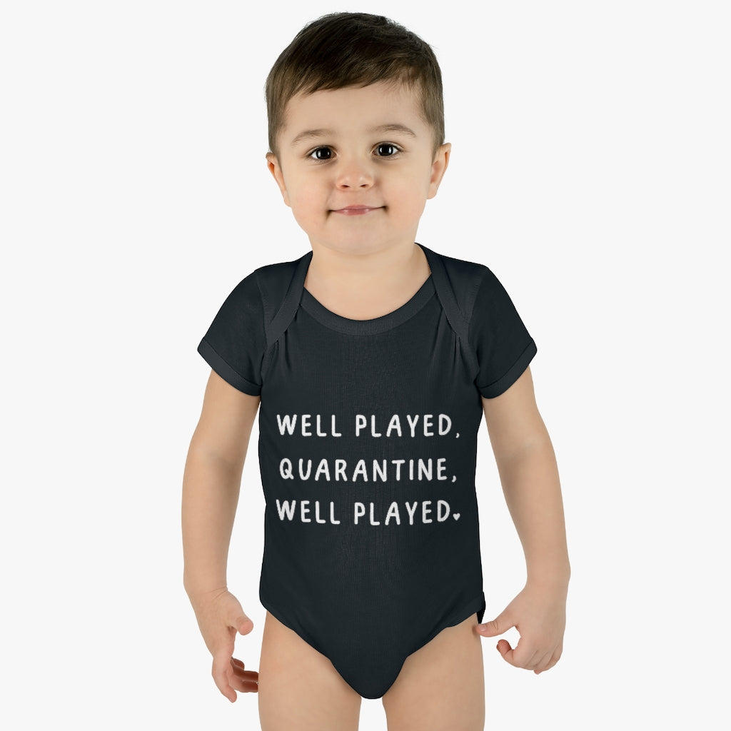 Well Played Quarantine Infant Onesie Well Played Quarantine Infant Onesie