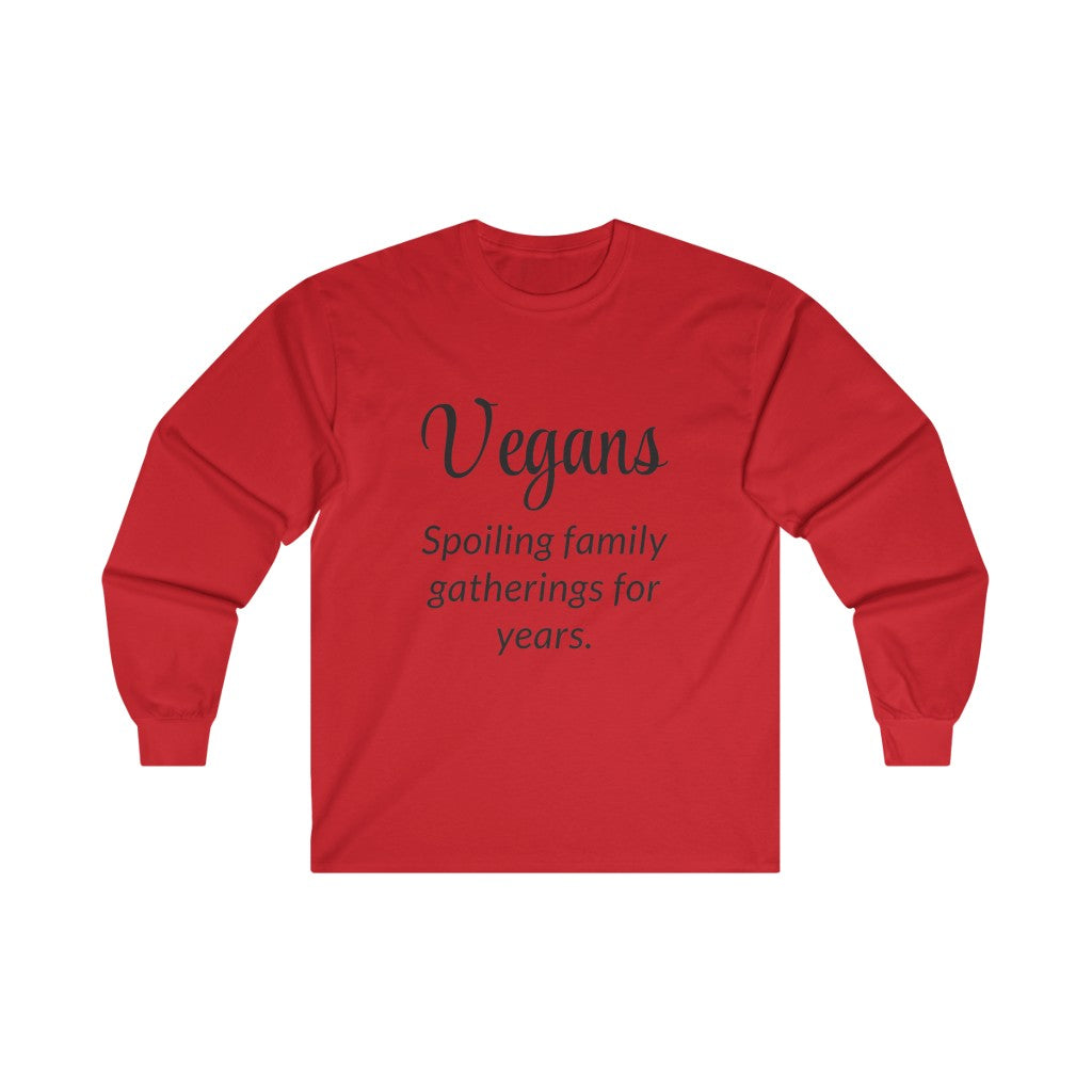Vegans Long Sleeve Tee Vegans Long Sleeve Tee