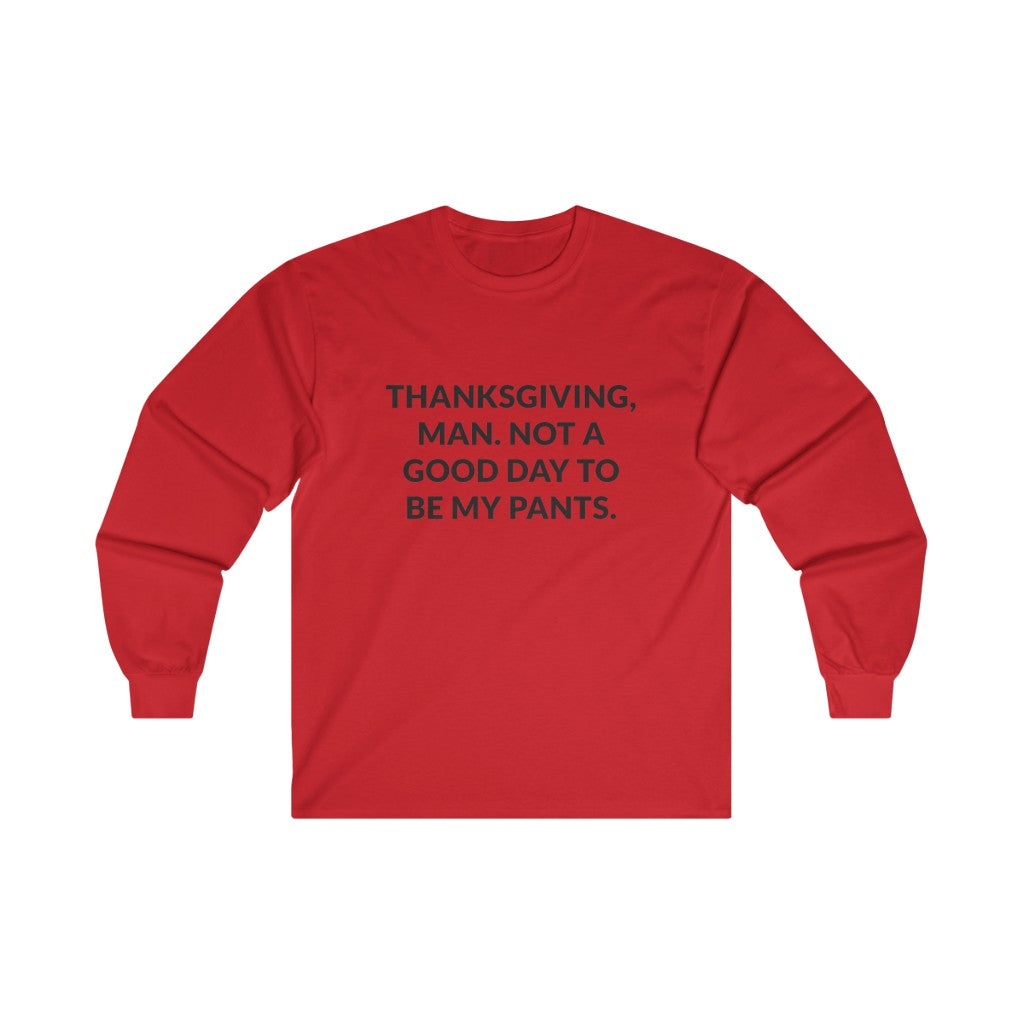 Thanksgiving, Man Long Sleeve Tee Thanksgiving, Man Long Sleeve Tee