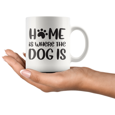 Home Is Where The Dog Is Coffee Mug