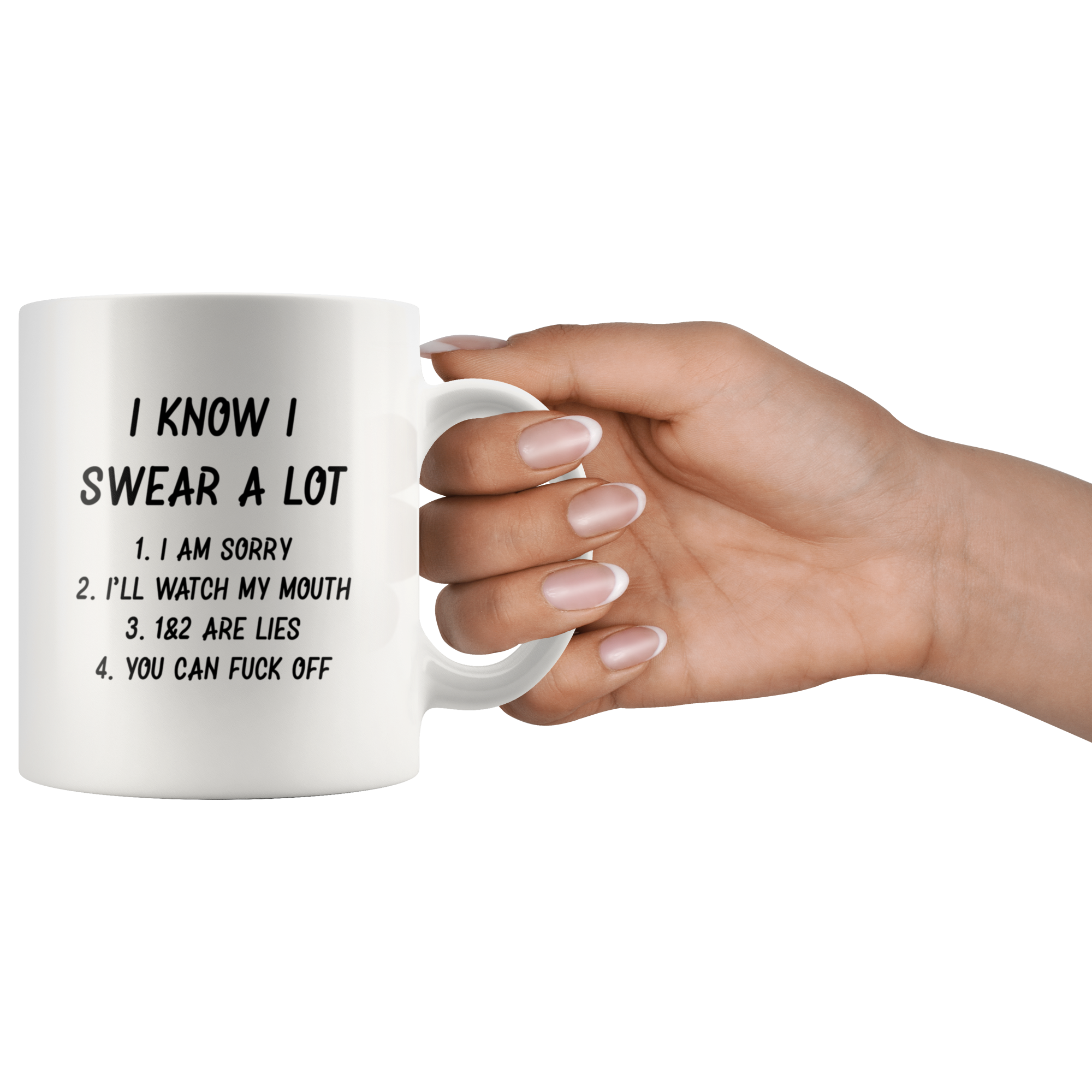 I Know I Swear A Lot Funny Coffee Mug I Know I Swear A Lot Funny Coffee Mug | Sarcastic Me