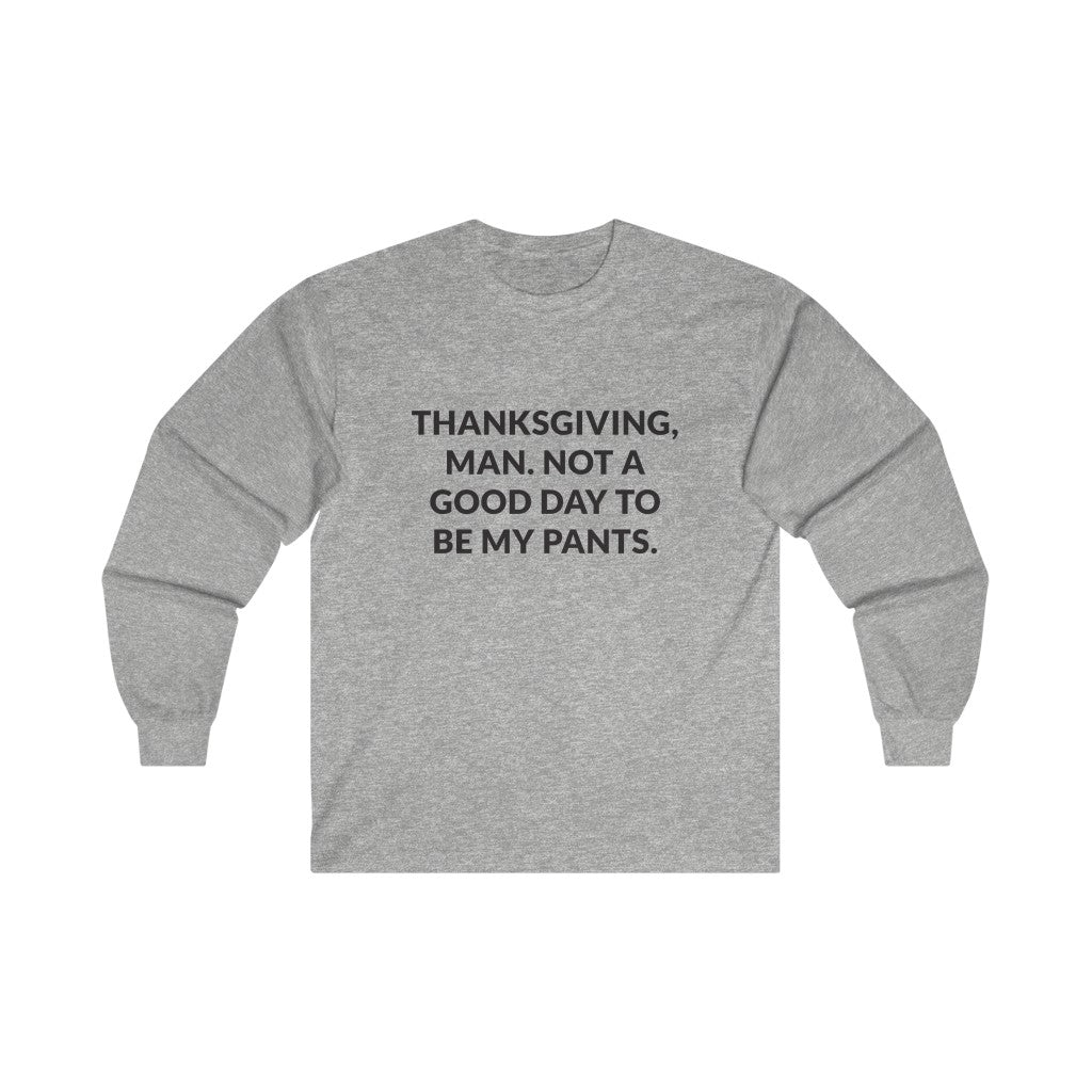 Thanksgiving, Man Long Sleeve Tee Thanksgiving, Man Long Sleeve Tee