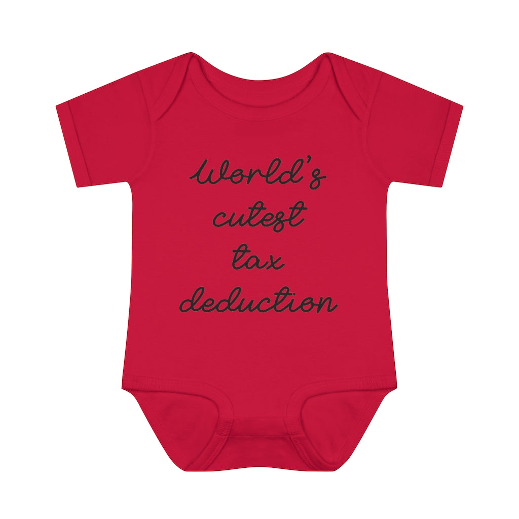 Cute Tax Deduction Infant Onesie Cute Tax Deduction Infant Onesie