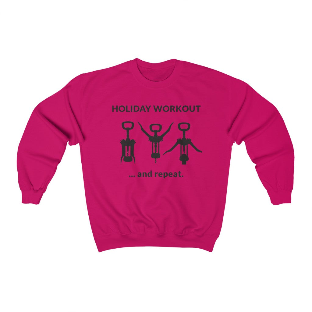 Holiday Workout Crewneck Sweatshirt Holiday Workout Crewneck Sweatshirt