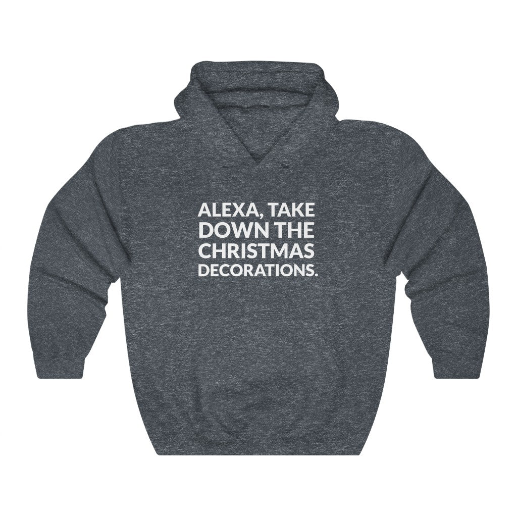 Alexa, The Christmas Decorations Hooded Sweatshirt Alexa, The Christmas Decorations Hooded Sweatshirt