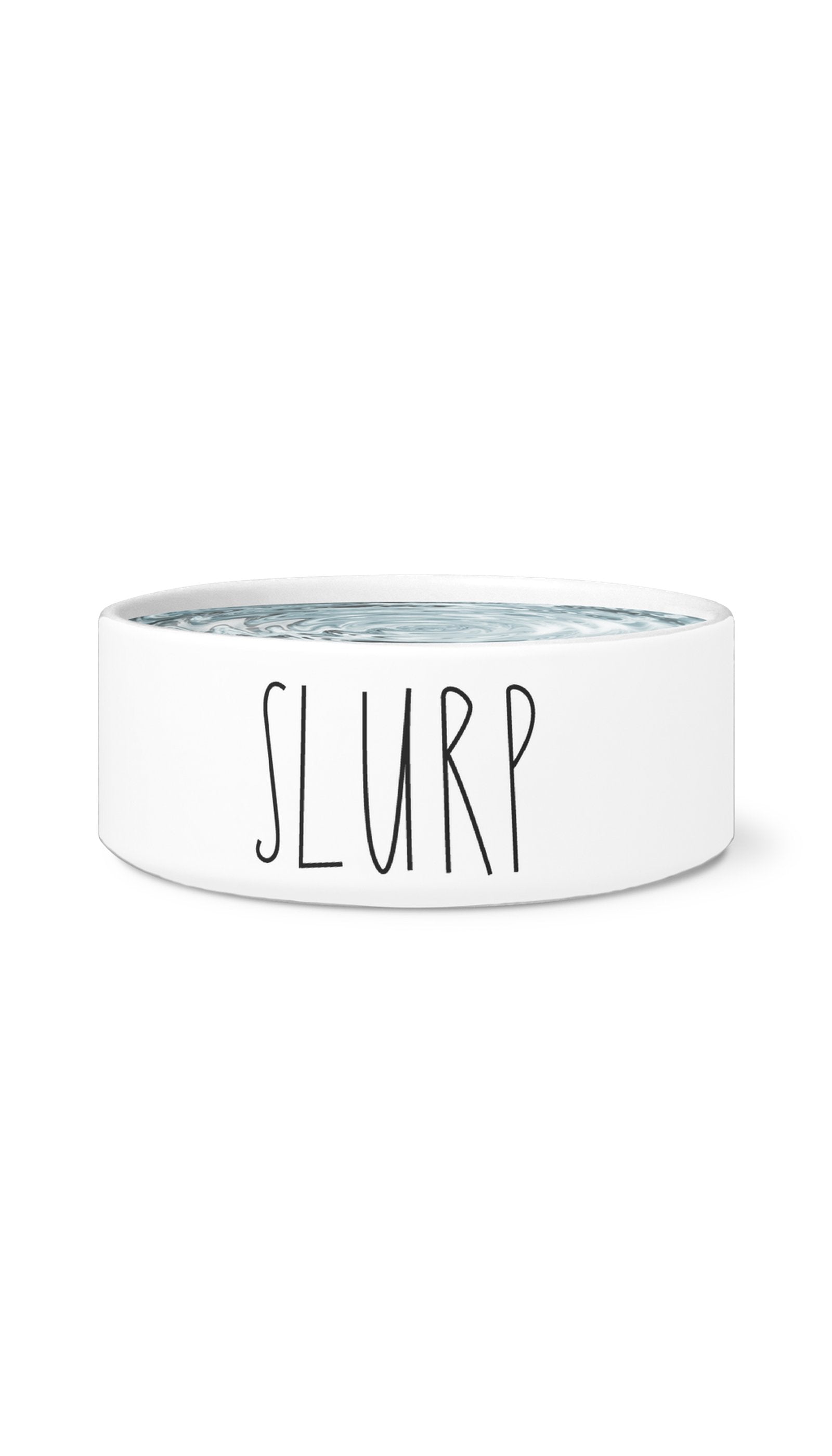 Slurp Pet Bowl Slurp White Pet Bowl | Sarcastic Me