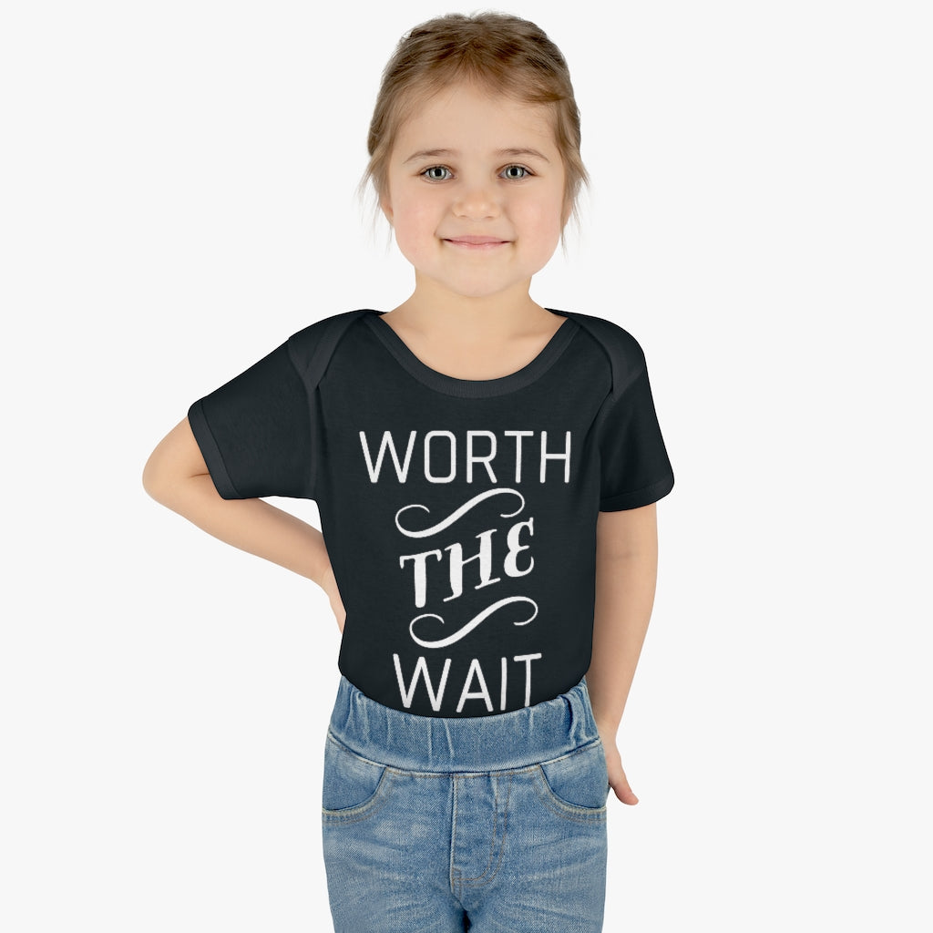 Worth The Wait Infant Onesie Worth The Wait Infant Onesie