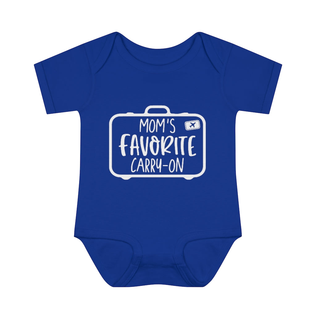 Mom's Favorite Carry-On Infant Onesie Mom's Favorite Carry-On Infant Onesie