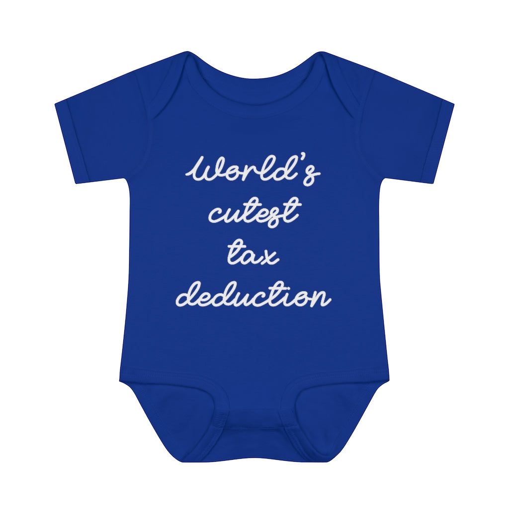 Cute Tax Deduction Infant Onesie Cute Tax Deduction Infant Onesie