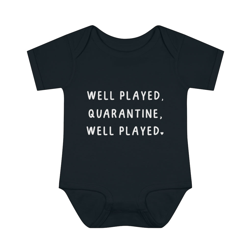 Well Played Quarantine Infant Onesie Well Played Quarantine Infant Onesie