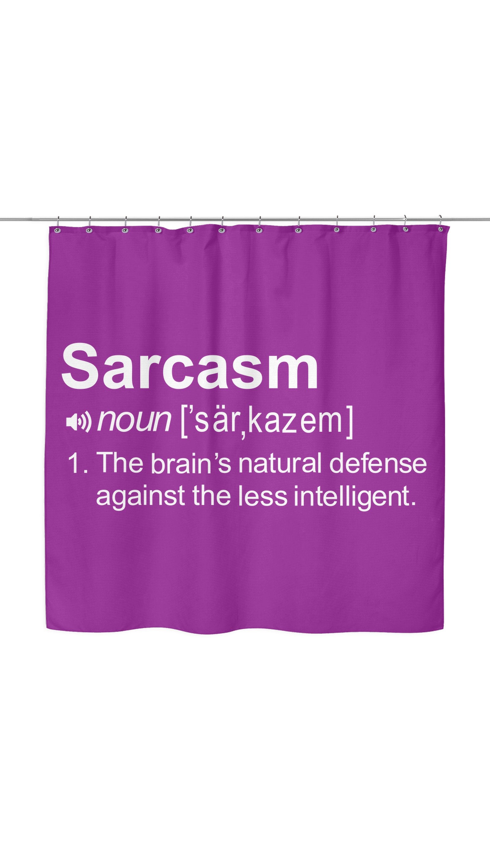 Sarcasm Noun Funny Shower Curtain Sarcasm Noun Shower Curtain