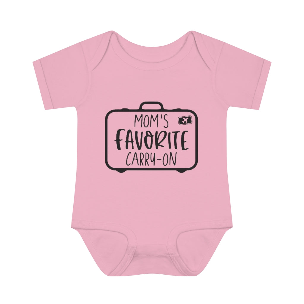 Mom's Favorite Carry-On Infant Onesie Mom's Favorite Carry-On Infant Onesie
