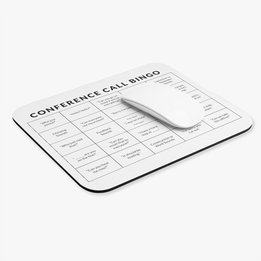 Conference Call Bingo Mouse Pad Conference Call Bingo Mouse Pad