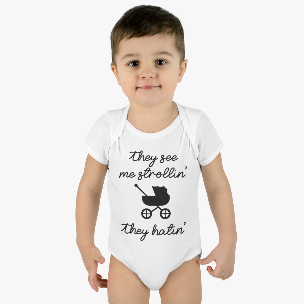 They See Me Strollin Infant Onesie They See Me Strollin Infant Onesie