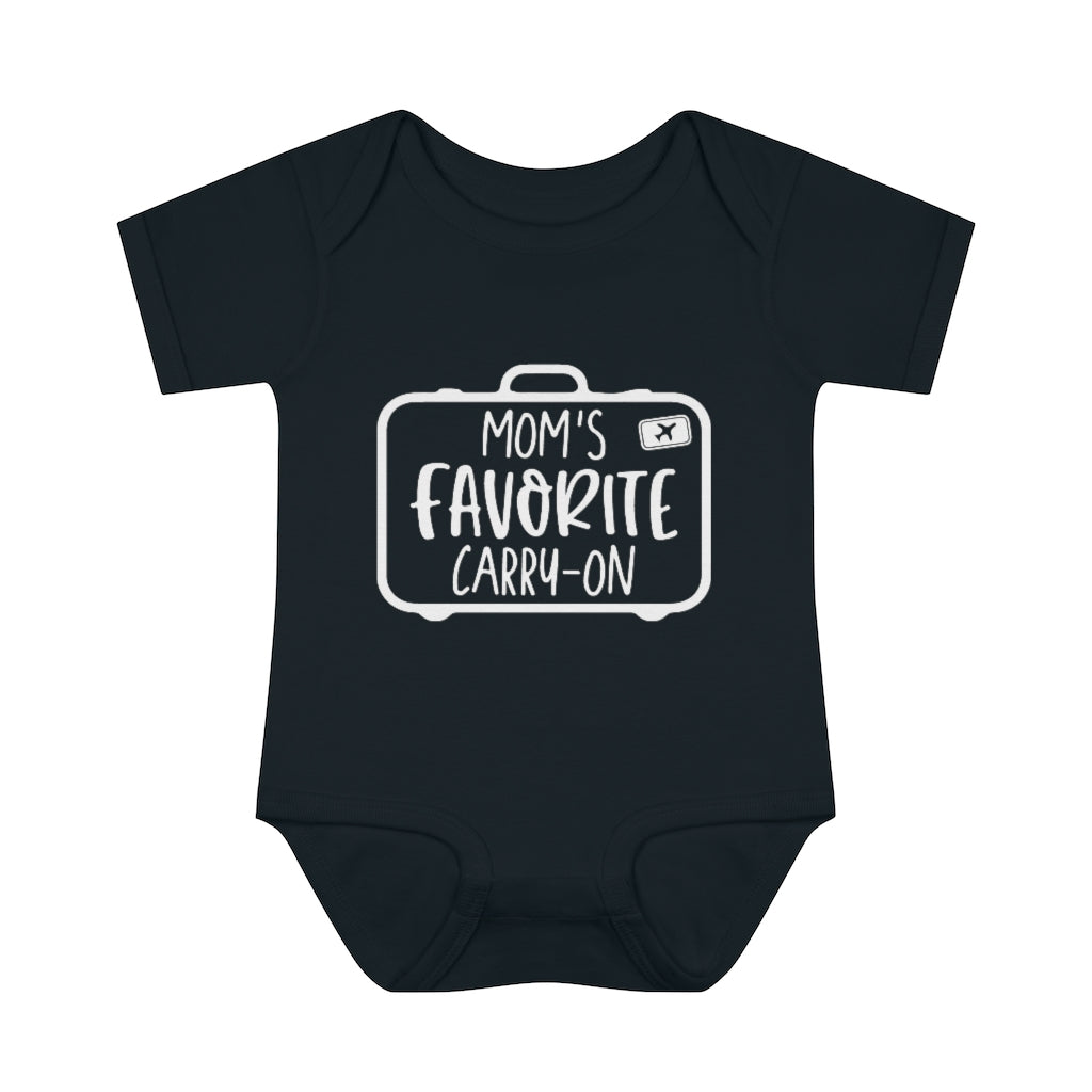 Mom's Favorite Carry-On Infant Onesie Mom's Favorite Carry-On Infant Onesie