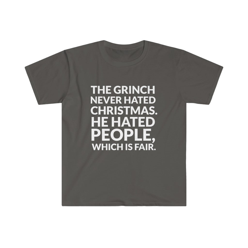 The Grinch Never Hated Christmas T-Shirt The Grinch Never Hated Christmas T-Shirt