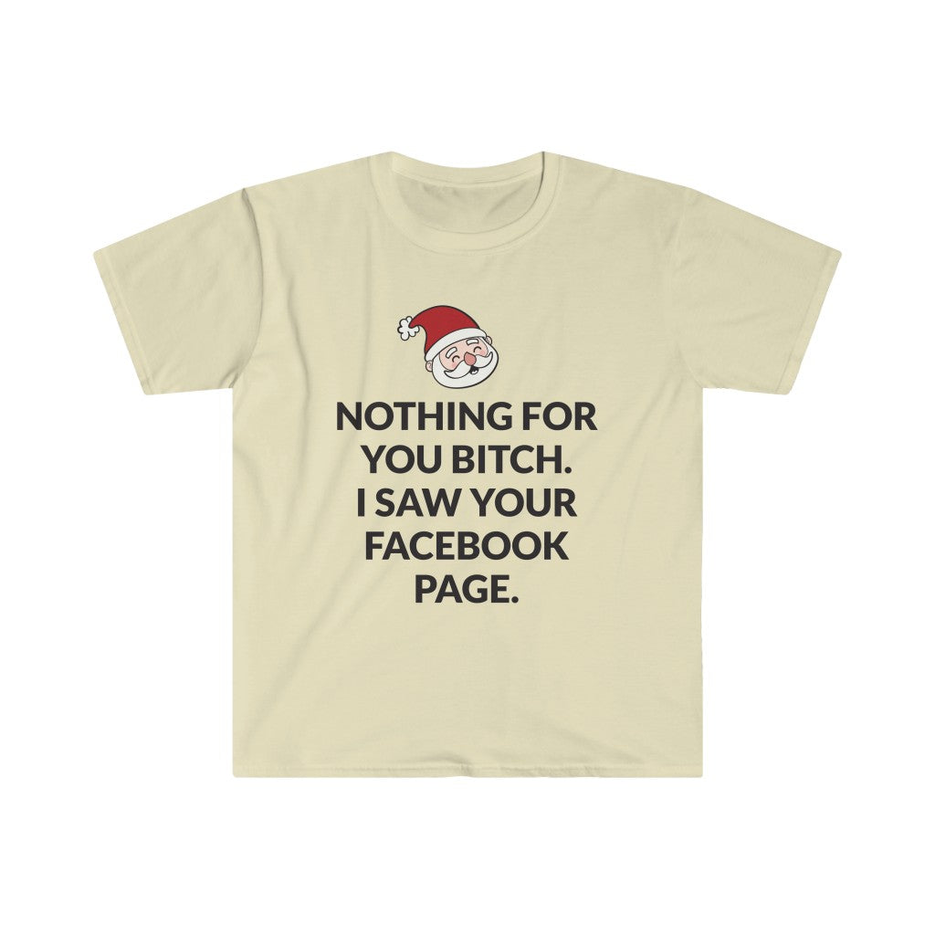 Facebook Says Nothing For You T-Shirt Facebook Says Nothing For You T-Shirt
