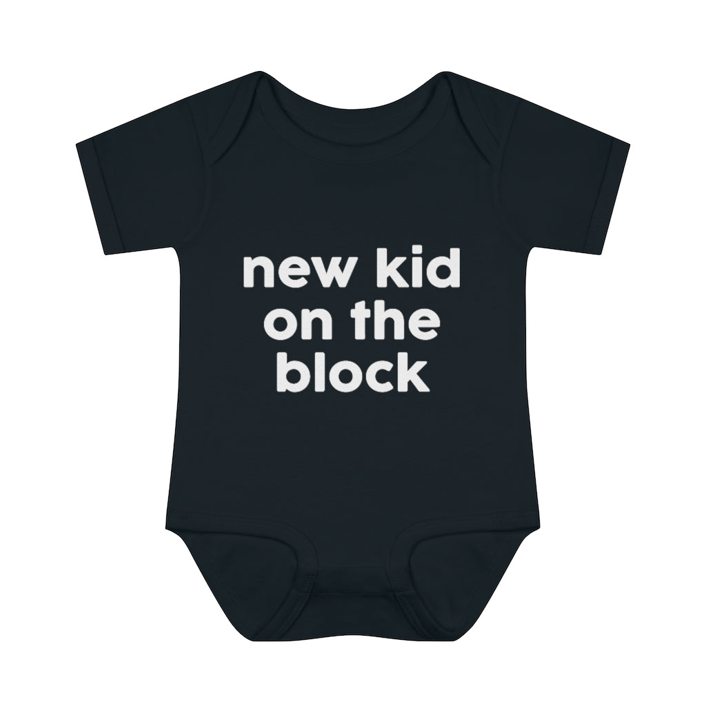 New Kid On The Block Infant Onesie New Kid On The Block Infant Onesie