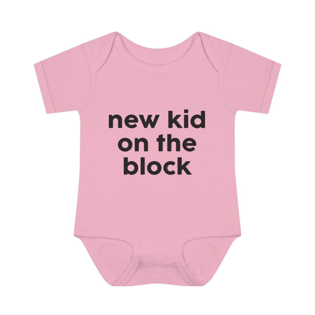 New Kid On The Block Infant Onesie New Kid On The Block Infant Onesie