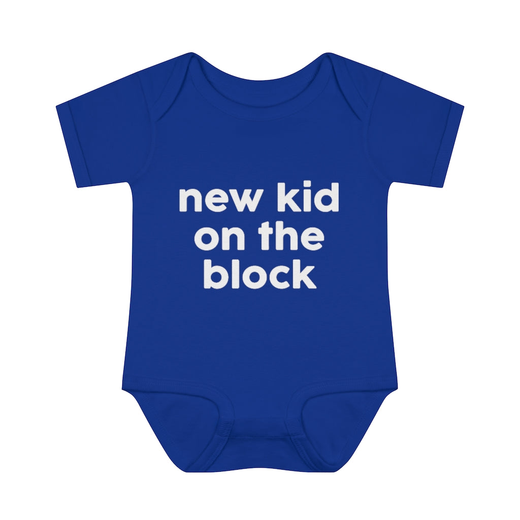 New Kid On The Block Infant Onesie New Kid On The Block Infant Onesie