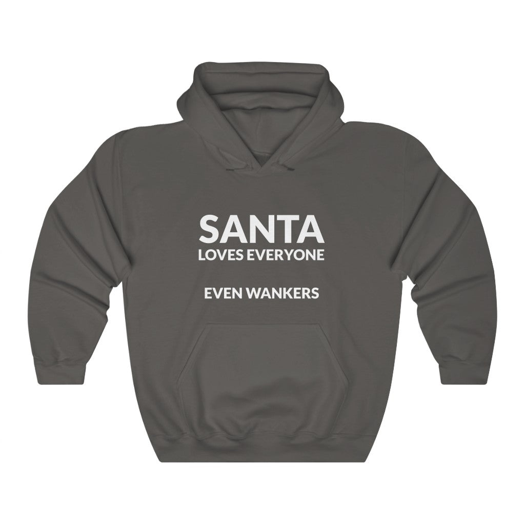 Santa Loves Everyone Hooded Sweatshirt Santa Loves Everyone Hooded Sweatshirt