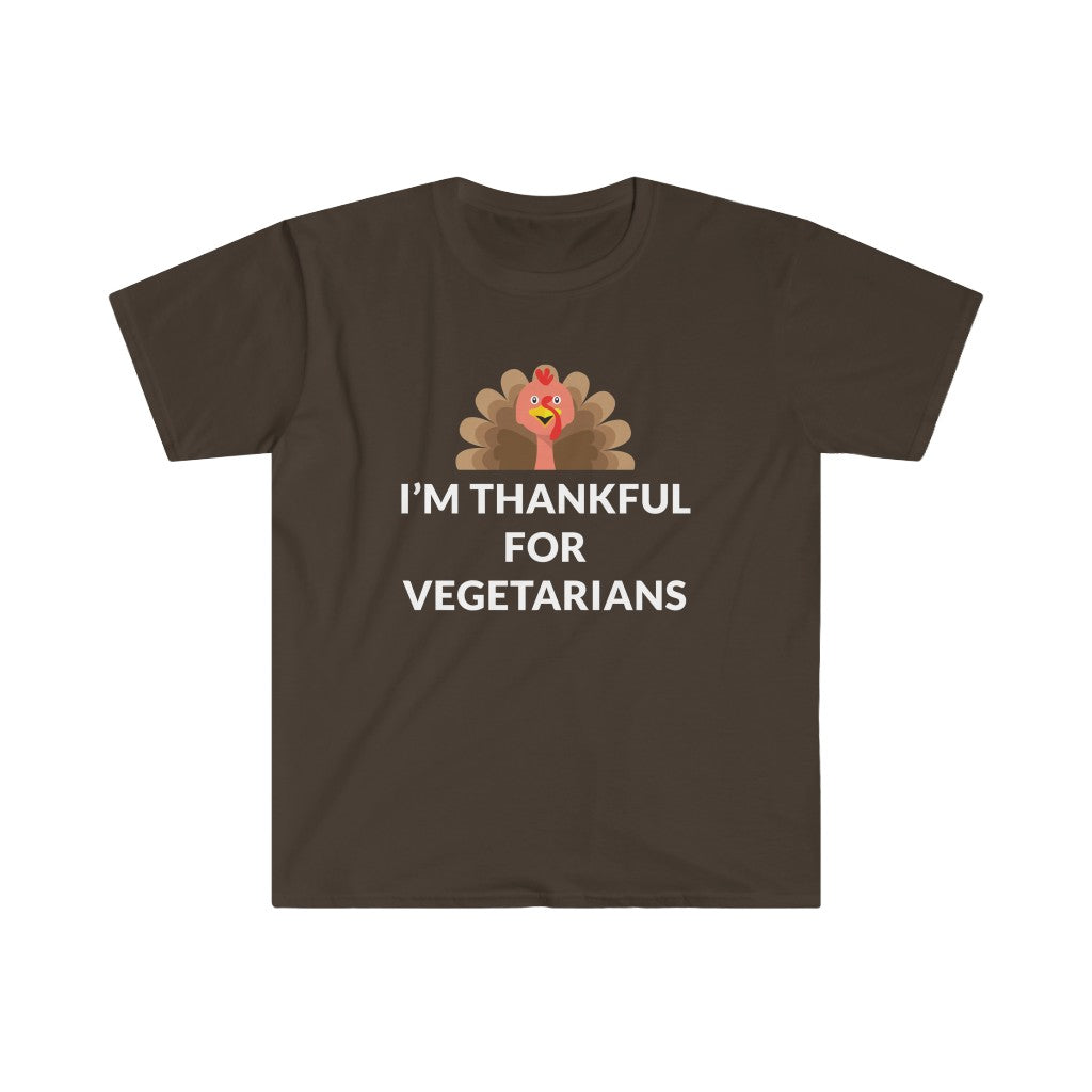 Thankful For Vegetarians T-Shirt Thankful For Vegetarians T-Shirt