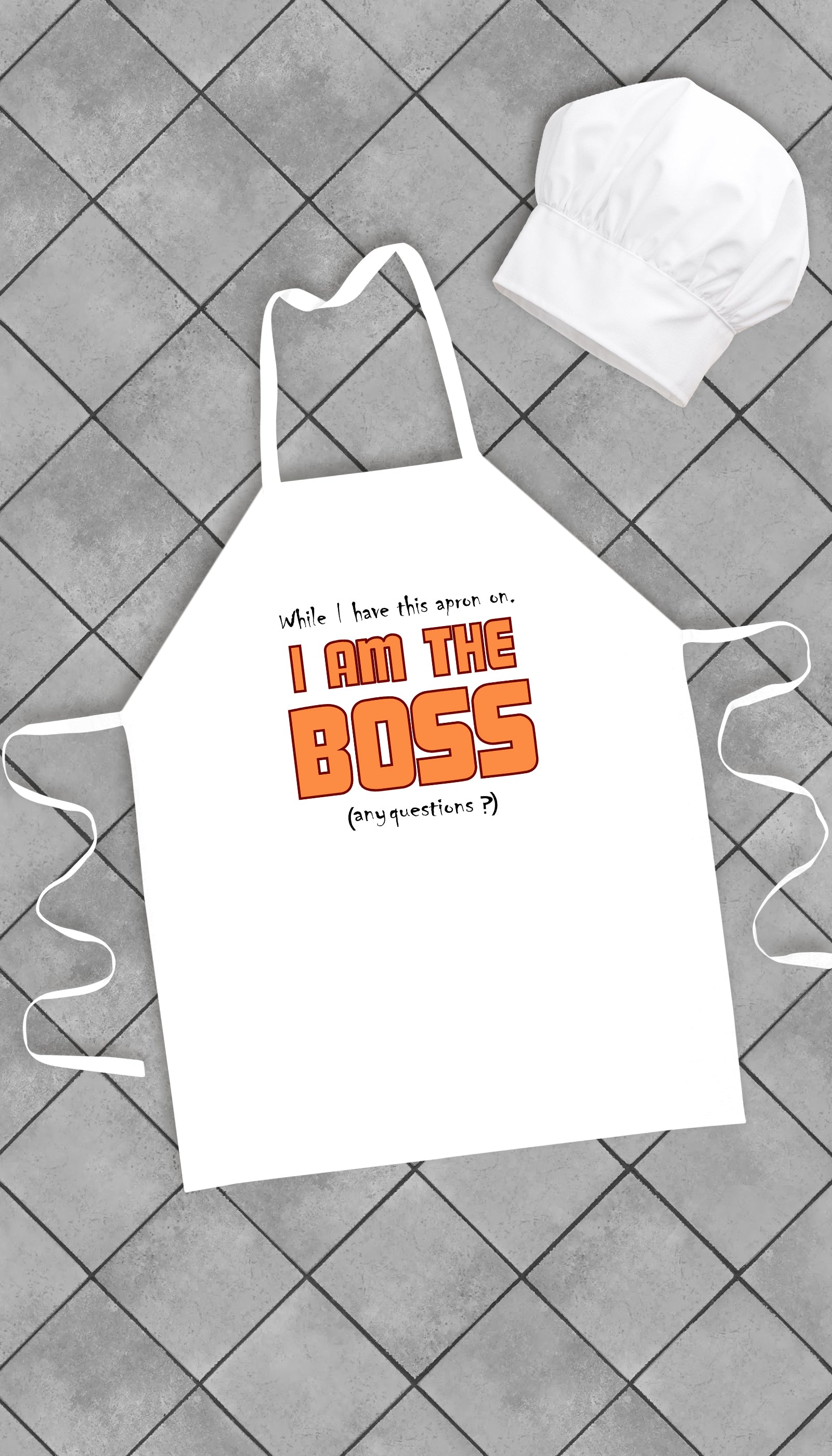 I Am The Boss Funny Kitchen Apron I Am The Boss Funny Kitchen Apron | Sarcastic Me